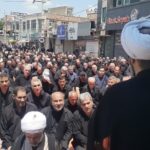 اقامه باشکوه نماز ظهر عاشورا در پارس‌آبادمغان
