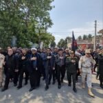 سوگواری جاماندگان از تشییع پیکر رهبر شهید انقلاب در پارس‌آباد