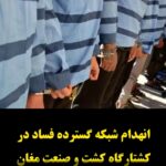 شناسایی و متلاشی شدن باند سرقت سازمان‌یافته گوشت از کشتارگاه کشت و صنعت مغان